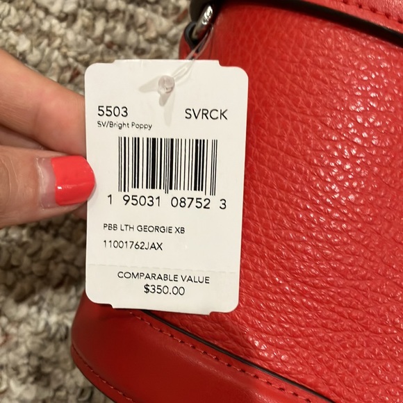 COPY - 💕😋SALE SALE💕💕 COACH Georgie Gem Crossbody With Rivets - Picture 5 of 10